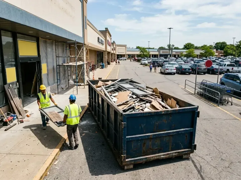 retail-store-renovation-debris-003 — frequently asked questions, Roll-off Dumpster Rentals in Lake Barrington, IL